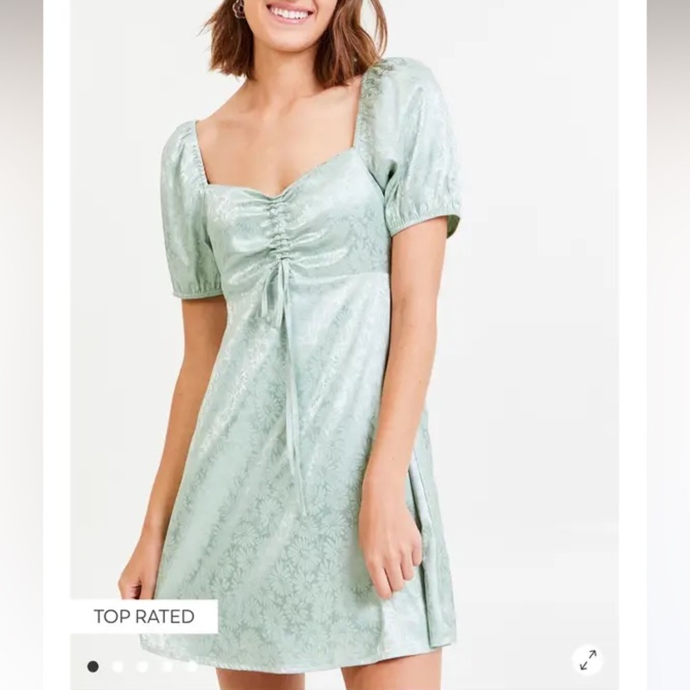 Altar’d State. Mint Open Back Mini Dress Size Large. 🤍